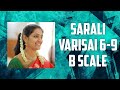 Sarali varisai  69  basic carnatic lessons  scale b  bairavi gopi