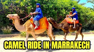 Best Camel Ride Through The Sahara | Marrakech | Morocco | SNA Vlogs