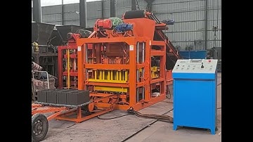 QTJ4-25 Automatic Concrete Hollow Block Production Machine China Supplier Cement brick maker machine