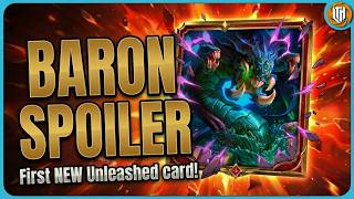 FIRST UNLEASHED SPOILER! New Riftbound card is BARON NASHOR yeah!