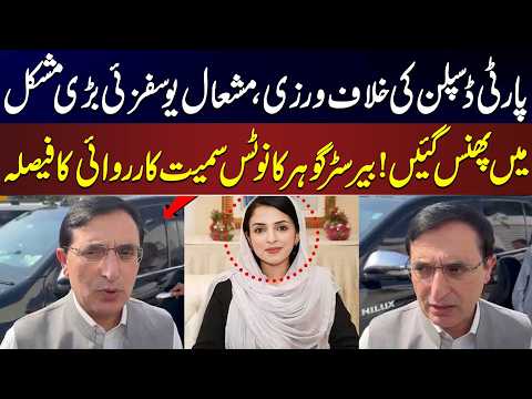 Senator Mashal Yousafzai in Trouble! PTI Chairman Decides Action Over Party Discipline Violation