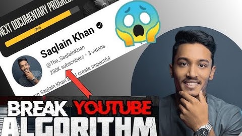 How@The_Saqlain Khan Dominates YouTube: His SECRET to Beat the YouTube Algorithm