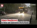 Unwetter-Chaos trifft Süden und Osten von Deutschland nach Hitzewelle