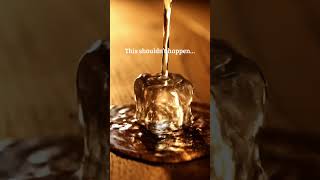 Watch carefully. #icemelting #reverseeffect #loopvideo #seamlessloop #illusionvideo #mindblown #reel
