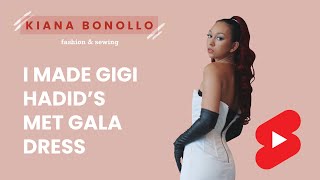 I Made Gigi Hadid’s Met Gala Dress #shorts