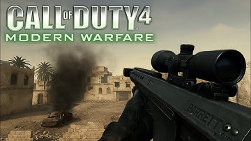 COD4 Gameplay in 2025: The Barrett .50 Cal Slaps!