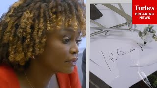 Karine Jean-Pierre Asked: Did Anyone Issue Pardons Or Executive Orders Without Biden's Knowledge?