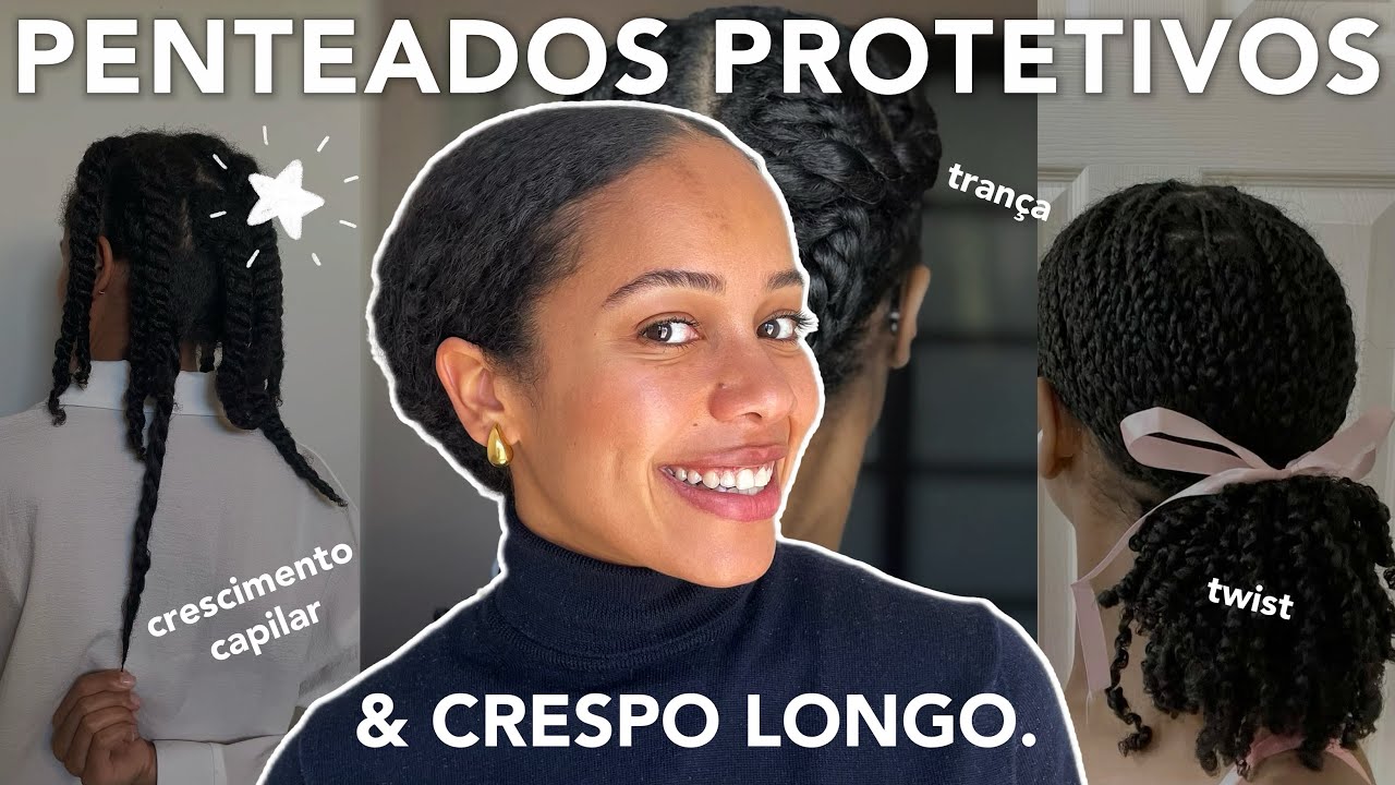🔍Como ajudar seu cabelo a crescer usando penteados protetivos