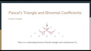 Yr 11 3 Unit   Permutations And Combinations   Pascal s Triangle 1 mp4