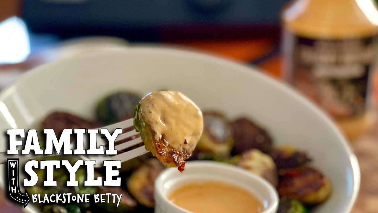 BlackstoneBetty's Buffalo Brussels Sprouts Bites Blackstone Griddles YouTube