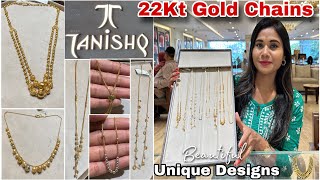 Tanishq Gold Chain Designs & Price💕| Gold Matarmala/Fancy/Short/Long/Layer Chains| Tanishq Jewellery