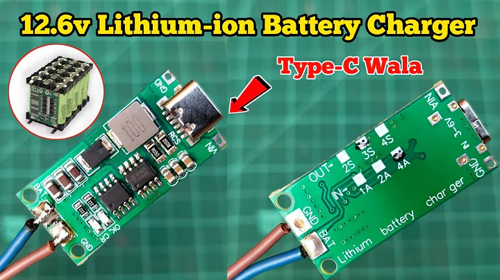 3S-4A 12.6V Type C 18650 Polymer Lithium ion Charger!