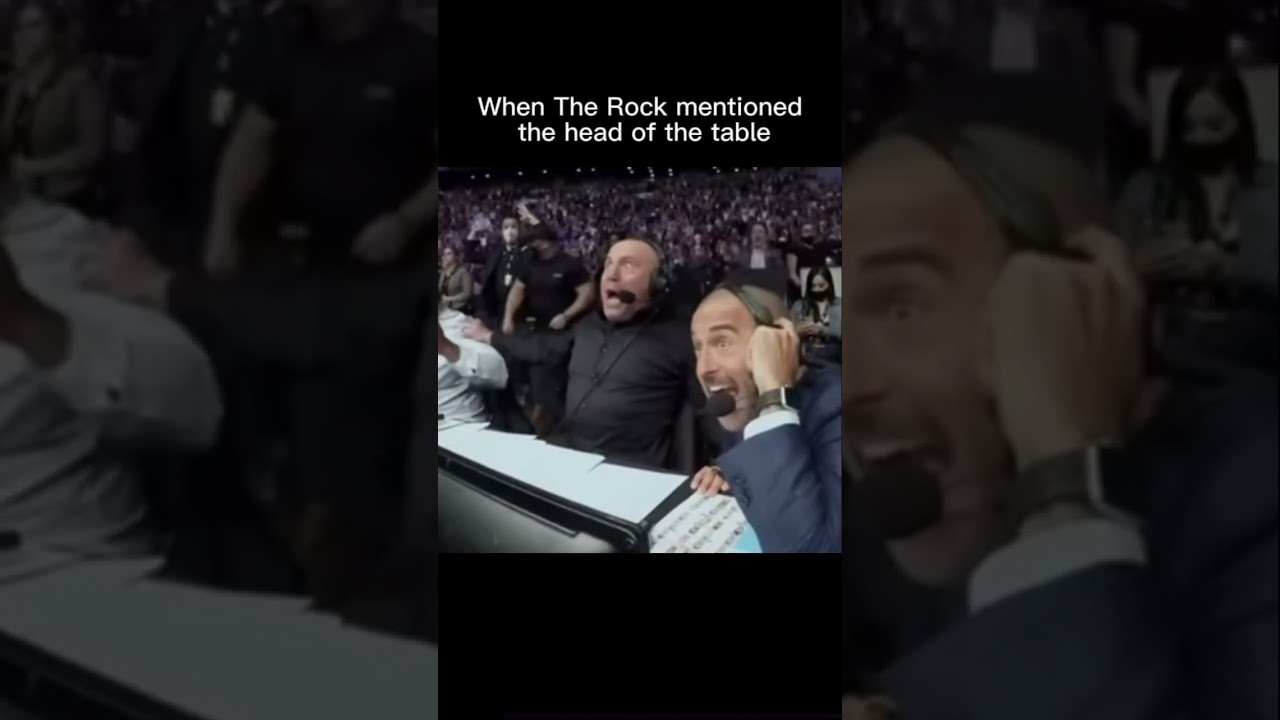 The Rock vs. Roman Reigns #wwe #therock #fyp