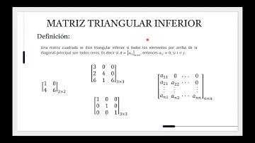 Matrices Triangulares y Diagonal