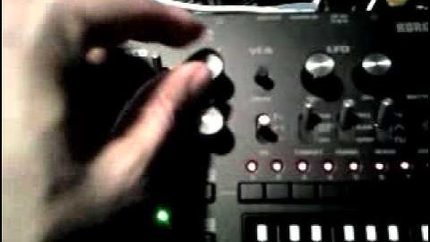 KORG MONOTRIBE  AUDIO IN FILTERING