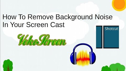 How To Remove Background Noise In Your Screen cast  | Ubuntu