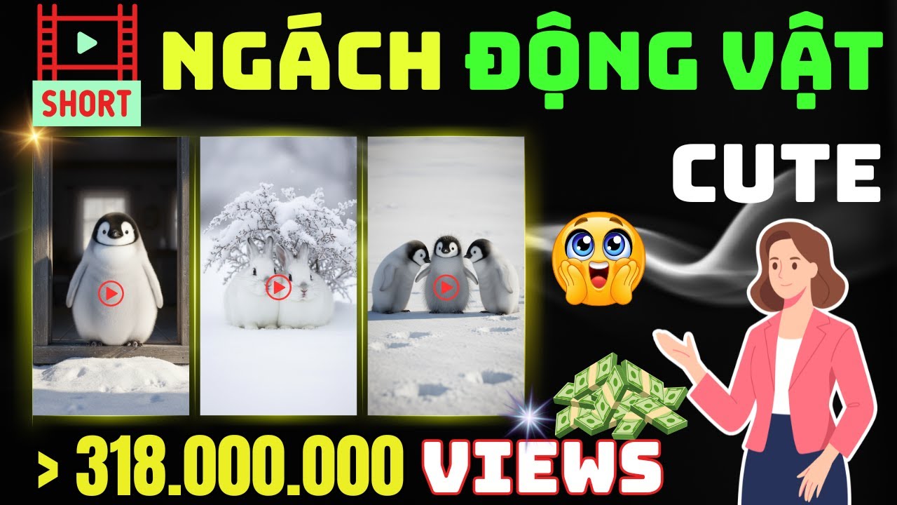 Ngách Youtube AI | Bí mật Tạo Video YOUTUBE SHORT Triệu Views Bằng AI