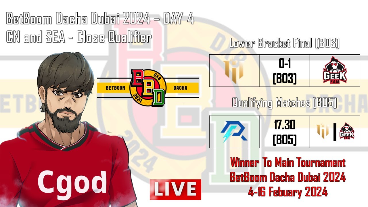 [LIVE] พากย์ไทย รอบคัดเลือก BB Dacha Dubai 2024 CN and SEA Close