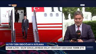 ALİYEV'DEN ERDOĞAN'A KUTLAMA