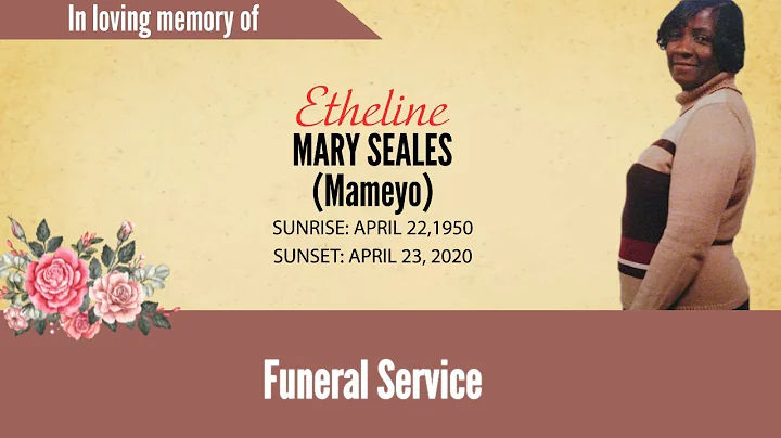 Etheline Mary Seales - Funeral Service