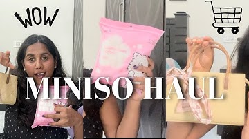 ✨ HUGE MINISO Haul 2025 | Cute, Affordable & Aesthetic Finds! 💗