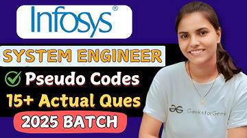 Infosys System Engineer Pseudo Codes Questions | Infosys System Engineer Exam Questions #freshersjob