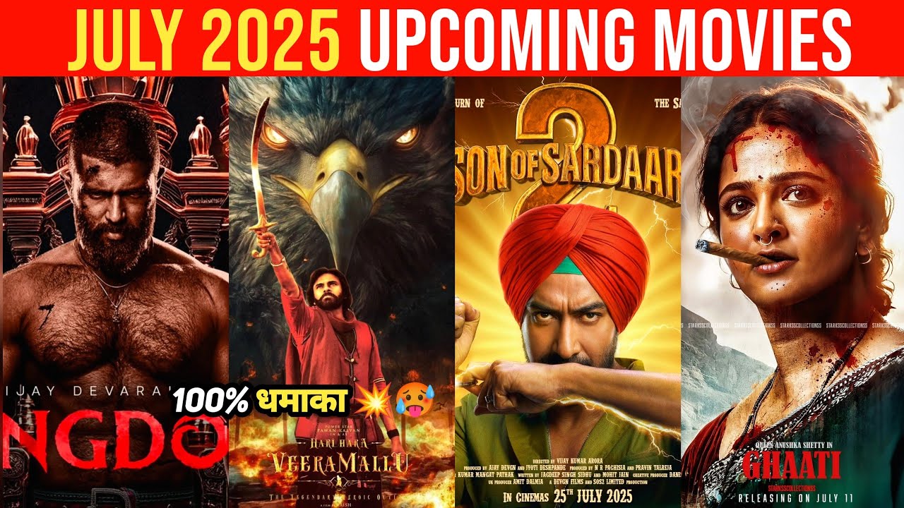 Top 10 Upcoming Movies In July 2025 In Hindi || Upcoming Bollywood ...
