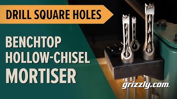 Check out the Grizzly T33127 Benchtop Hollow-Chisel Mortiser!💪