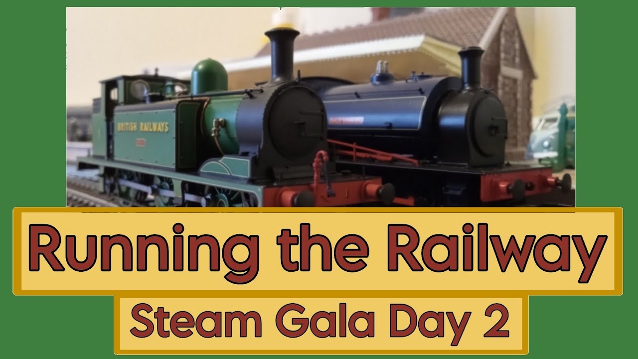Steam gala day 2 running the railway 