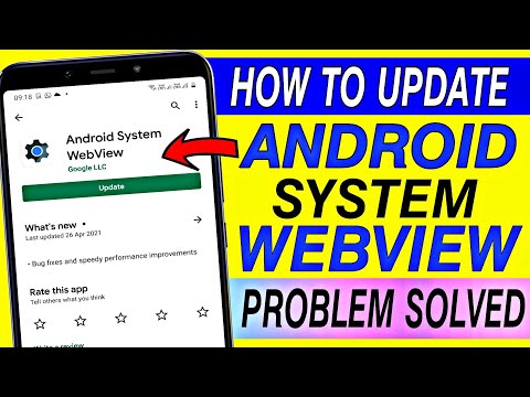 Android System WebView & Google Chrome Update Problem Solution | Android system webview not update ?