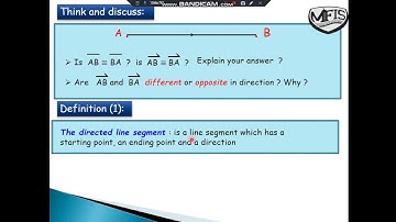 directed line segment part 1