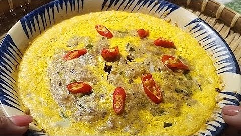 Bất ngờ món Cá Mồi Hấp Trứng Cùng Thịt Băm Rất Ngon 