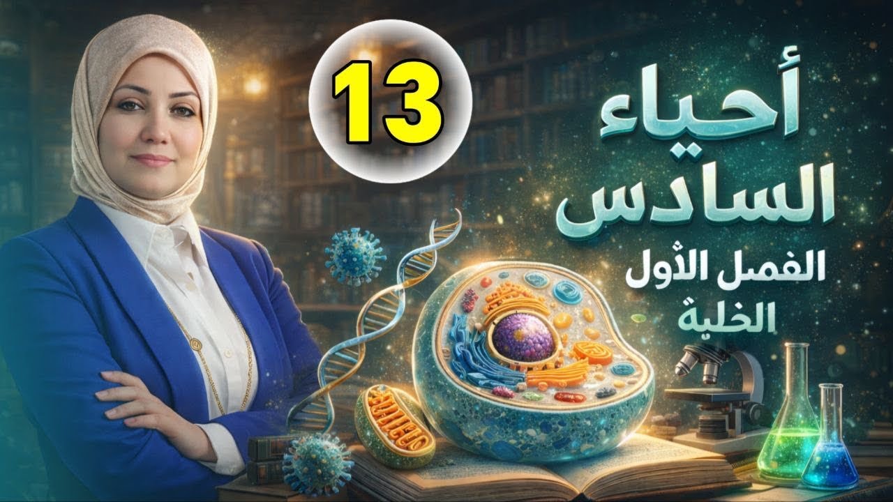 احياء السادس العلمي / الفصل الاول انقسام الخلية/ محاضرة13