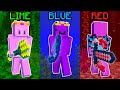 Minecraft Manhunt, But Colors are Weapons