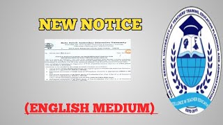 Bsaeu new notice published/ Wbuttepa new notice published