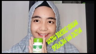 Cara Maskeran Dengan SPIRULINA dan Zaitun
