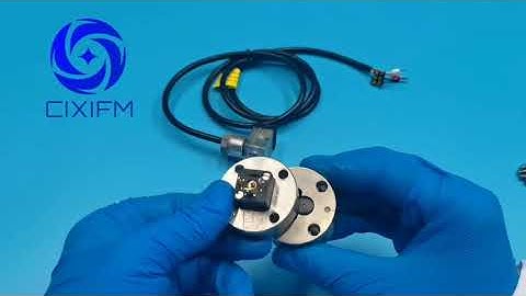 CIXIFM M5.2SS micro oval gear flow meter disassembly and installation process Shanghai Cixi