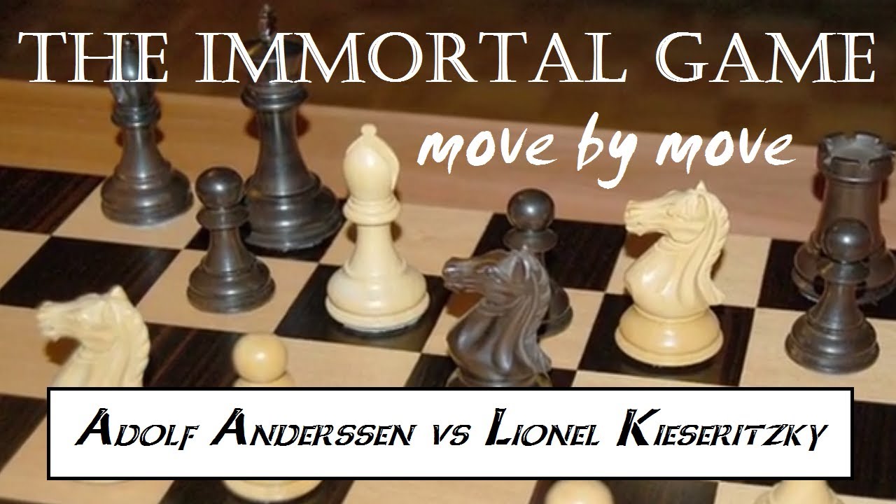 Adolf Anderssen vs Lionel Kieseritzky (1851) The Immortal Game