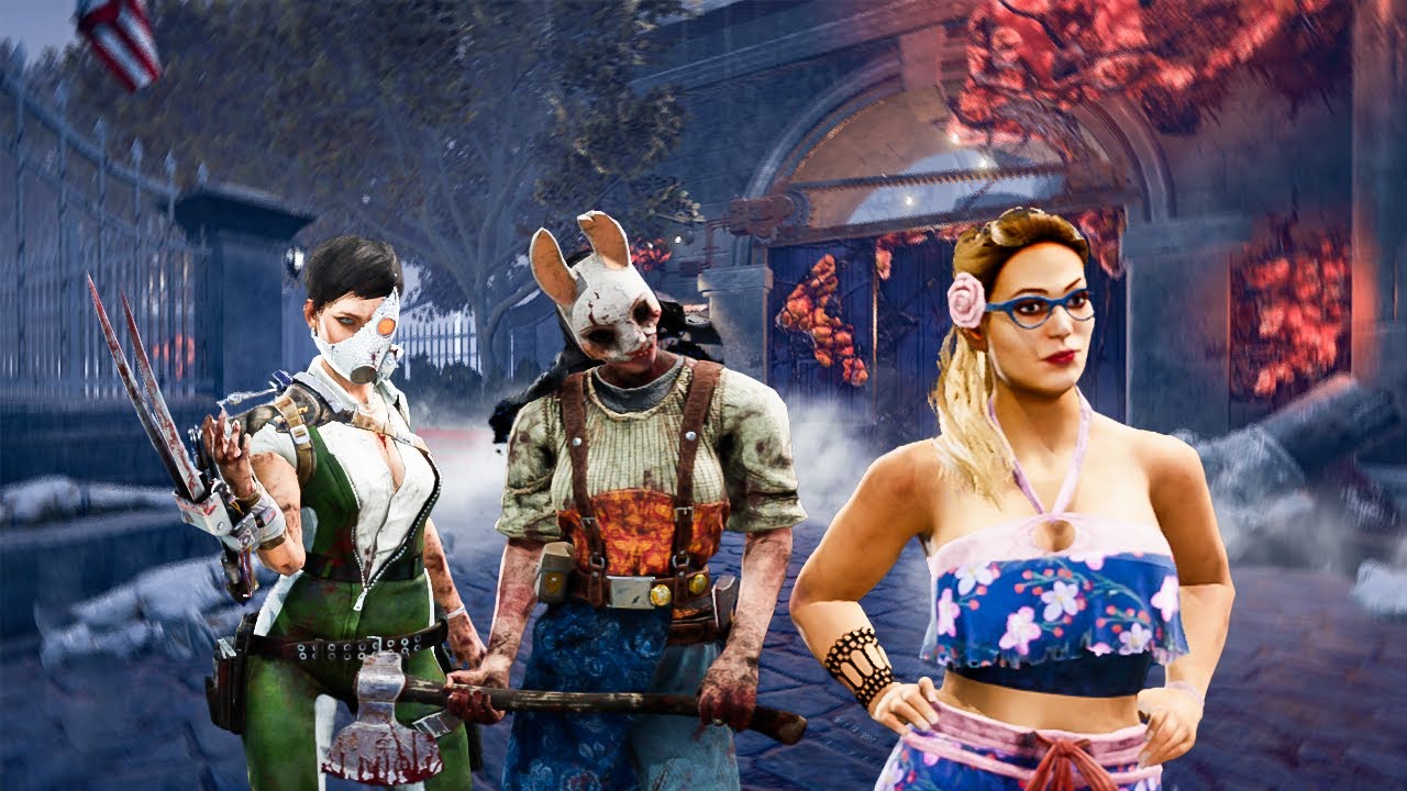 Survivor vs Skull Merchant & Huntress Gameplay | DBD (No Commentary ...