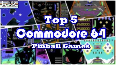 Top 5 Commodore 64 Pinball Games