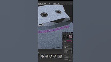 How to topstitch with the Path tool in Substance Painter.                                 #texture