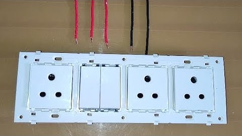 3 Socket And 2 Switch connections #electric #wiring #electrical #extensionsocket