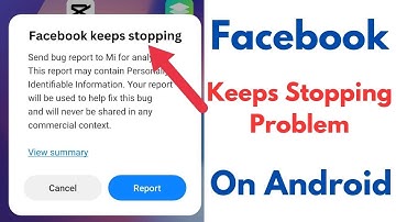 How To Fix Facebook Keeps Stopping Problem |  How To Fix Facebook Keep Crashing