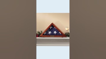 Personalized Veterans Flag Display Case | Miles Kimball (10x80x1920)
