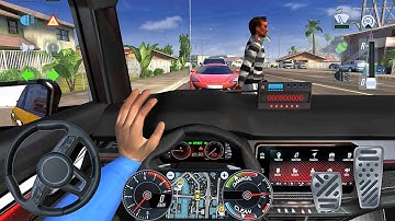 New Taxi Driver - Real Interior Car City Driving Game 2026! Taxi Simulator Car Game Android Gameplay