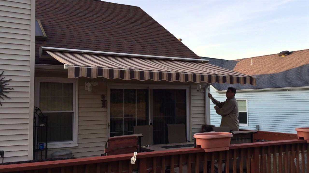 Manual Retractable Awning In Brick NJ By Shade One Awnings YouTube