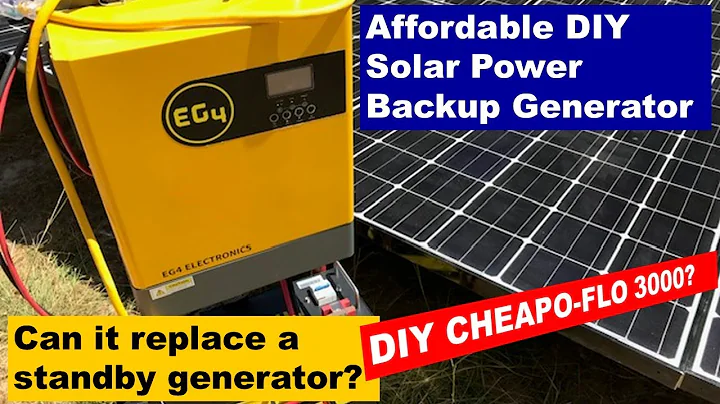 Build Your Own Affordable Solar Power Generator