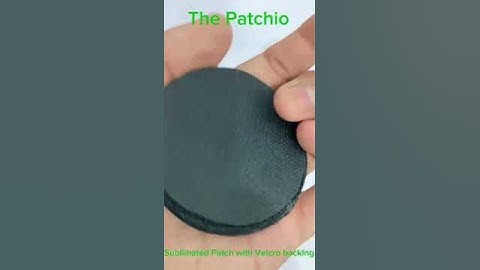 Sublimation Patch With Velcro Backing I #sublimation #velcro #youtubeshorts #youtube #youtubeshort