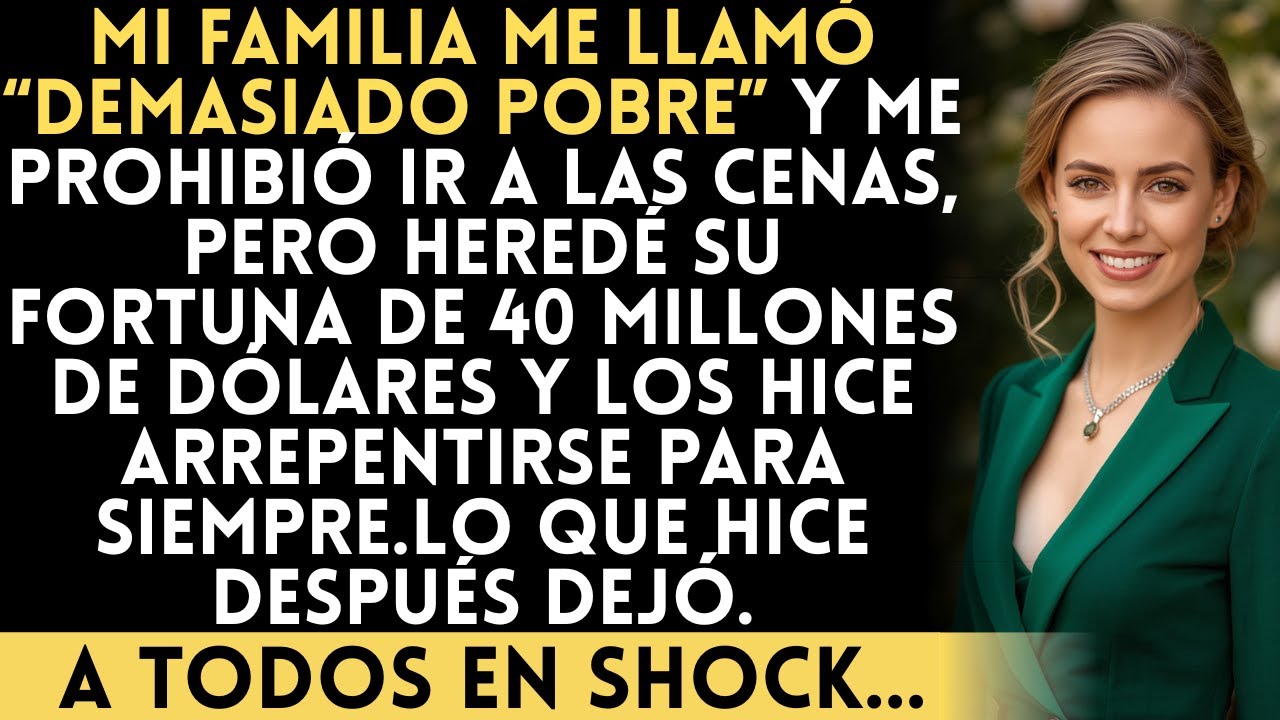 Mi abuelo me llamó demasiado pobre para la familia — ahora yo soy quien hereda su fortuna de 40...