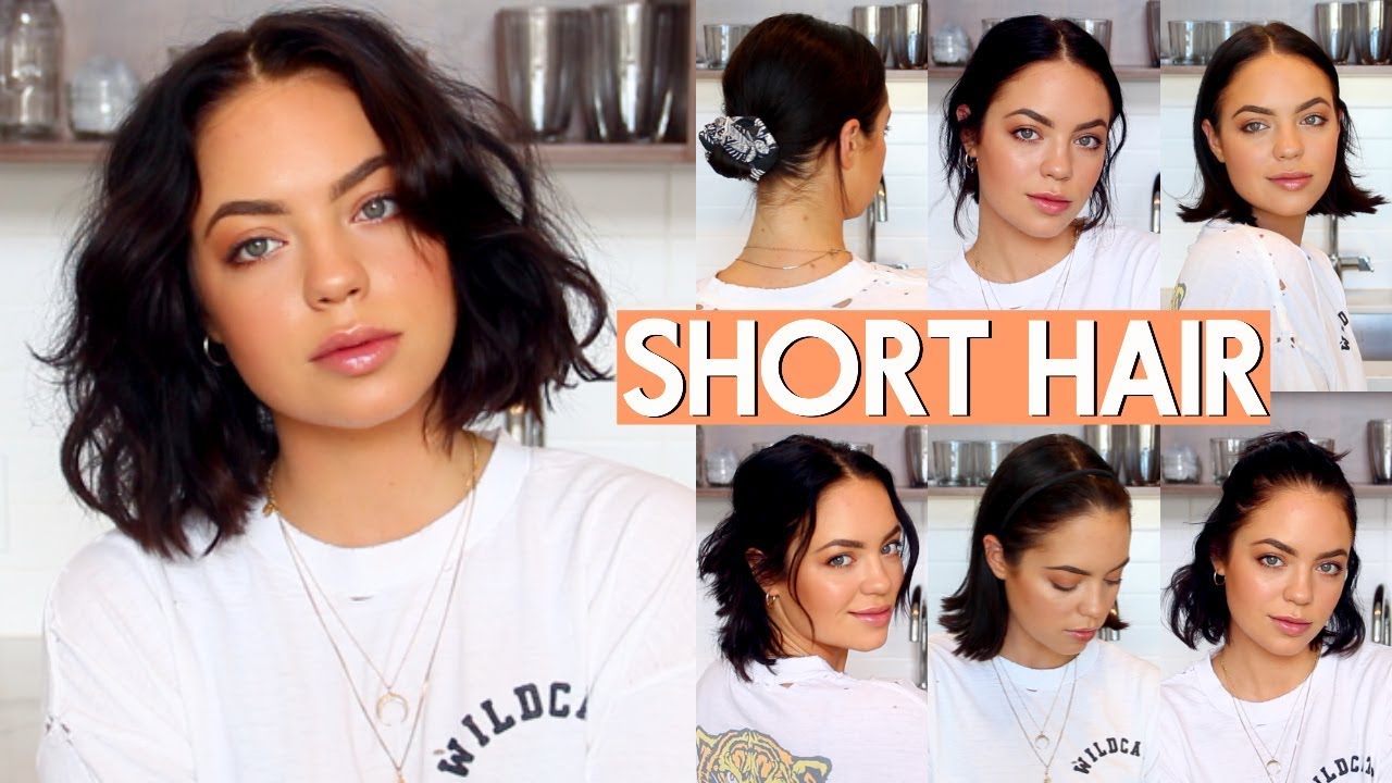 HOW I STYLE MY SHORT HAIR VERY EASY